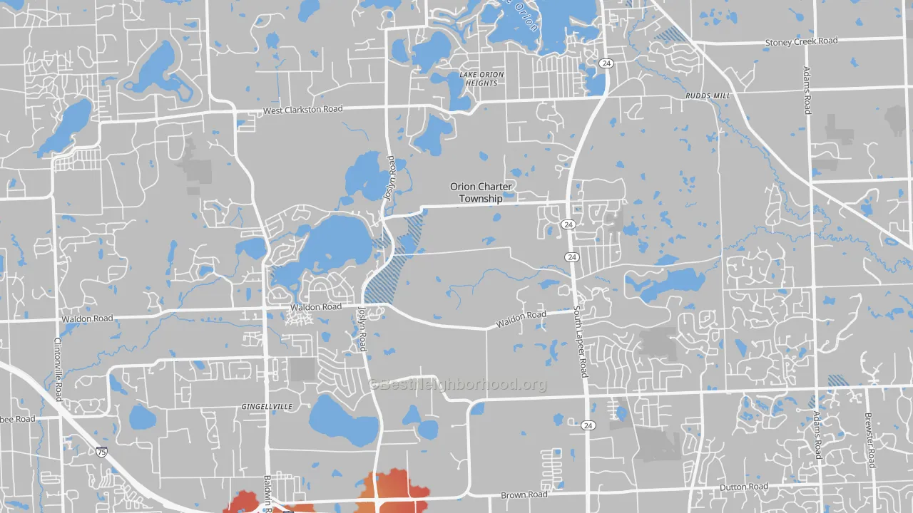 Transit Grade map of 48360, MI