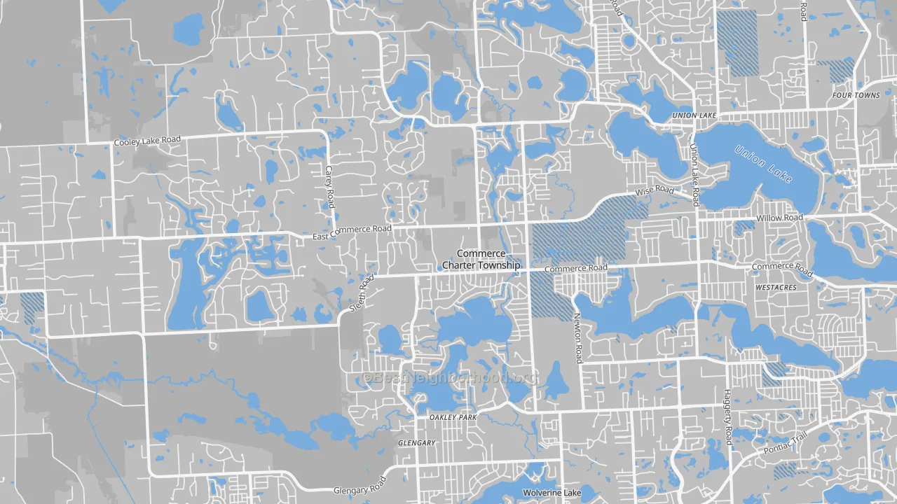 Transit Grade map of 48382, MI