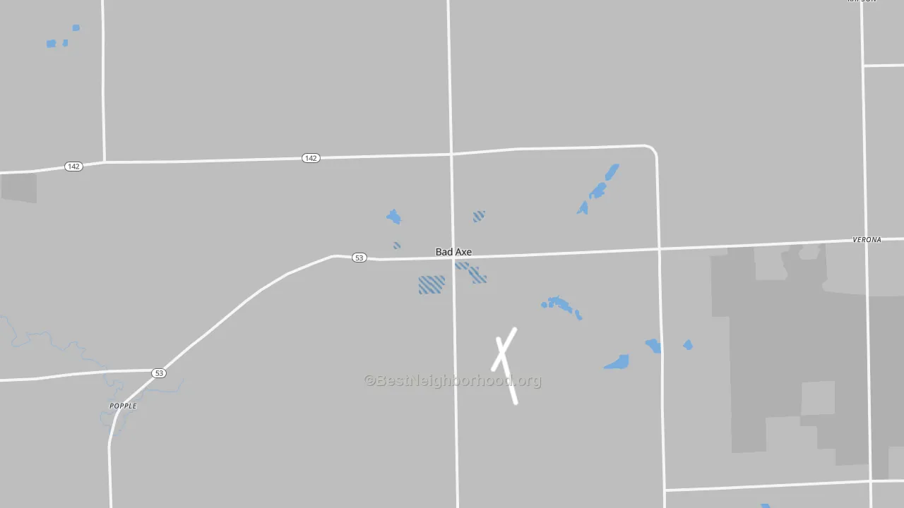 Transit Grade map of 48413, MI