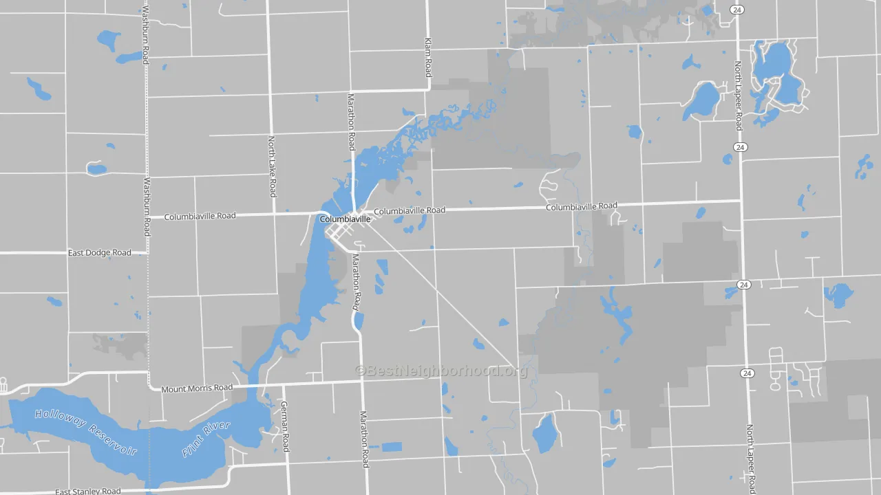 Transit Grade map of 48421, MI