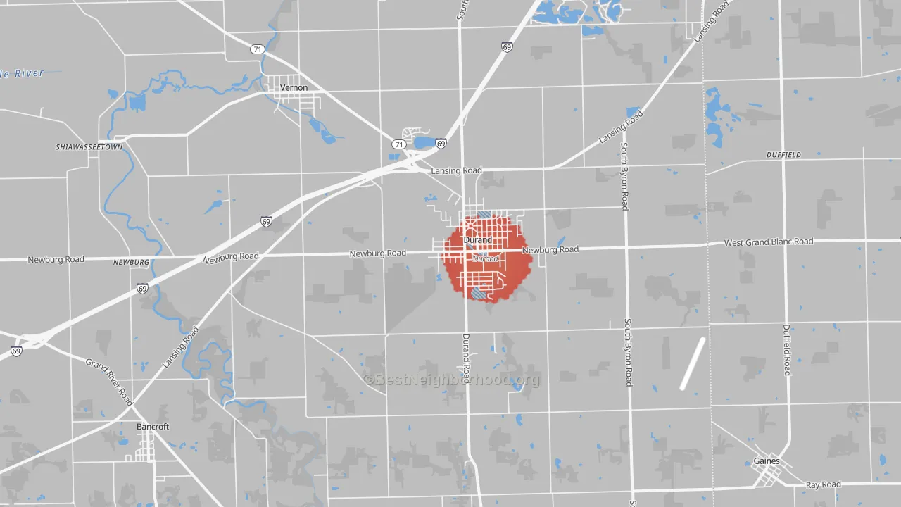 Transit Grade map of 48429, MI