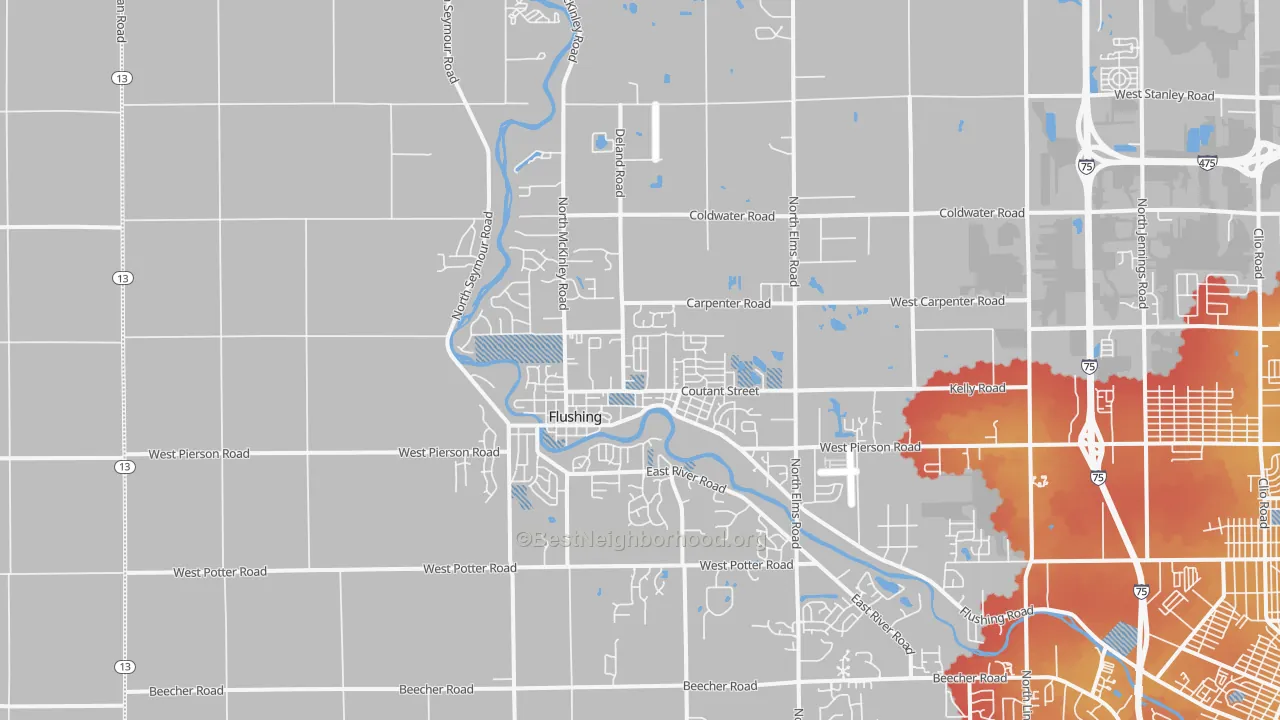 Transit Grade map of 48433, MI