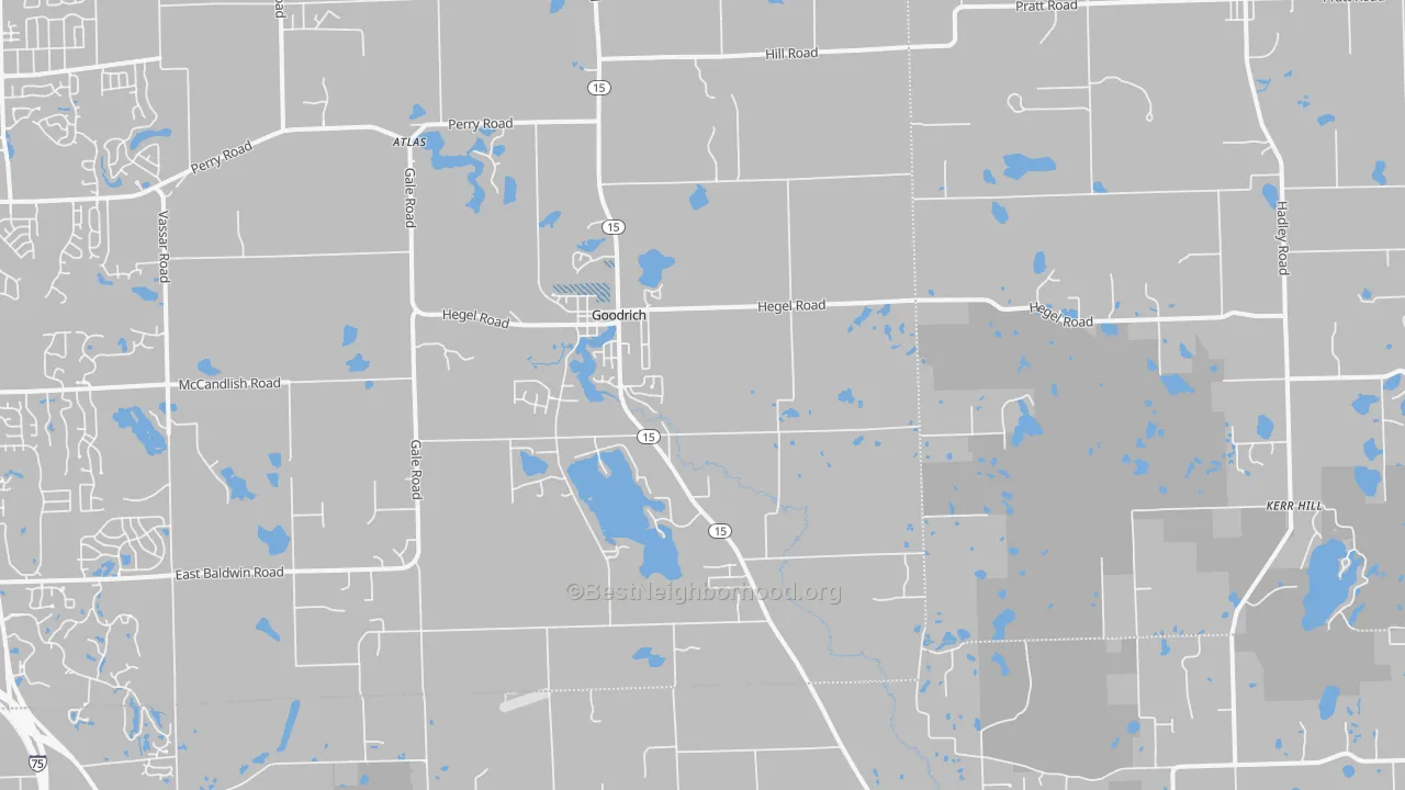Transit Grade map of 48438, MI