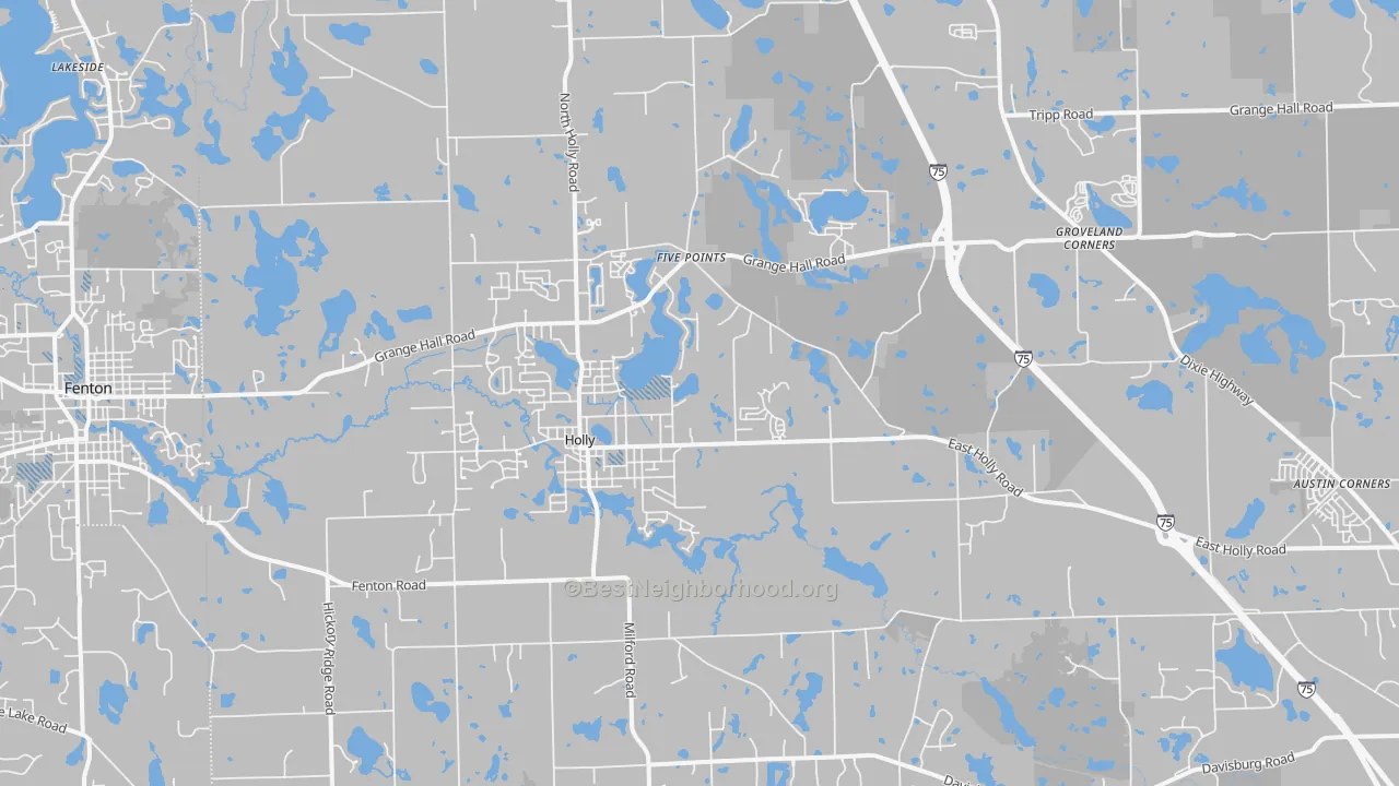 Transit Grade map of 48442, MI