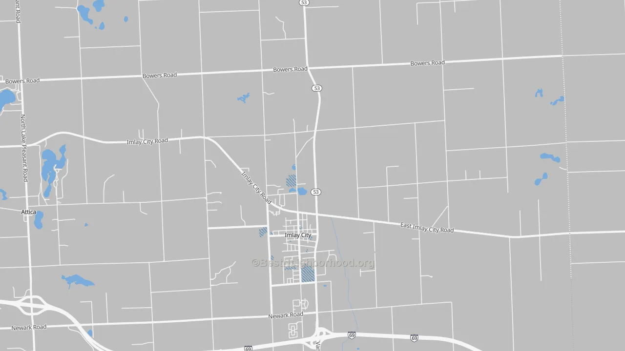 Transit Grade map of 48444, MI