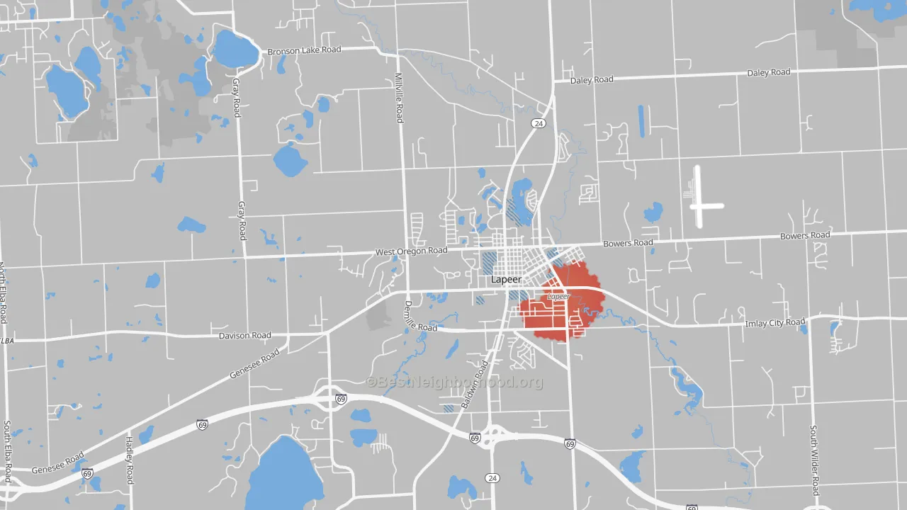 Transit Grade map of 48446, MI