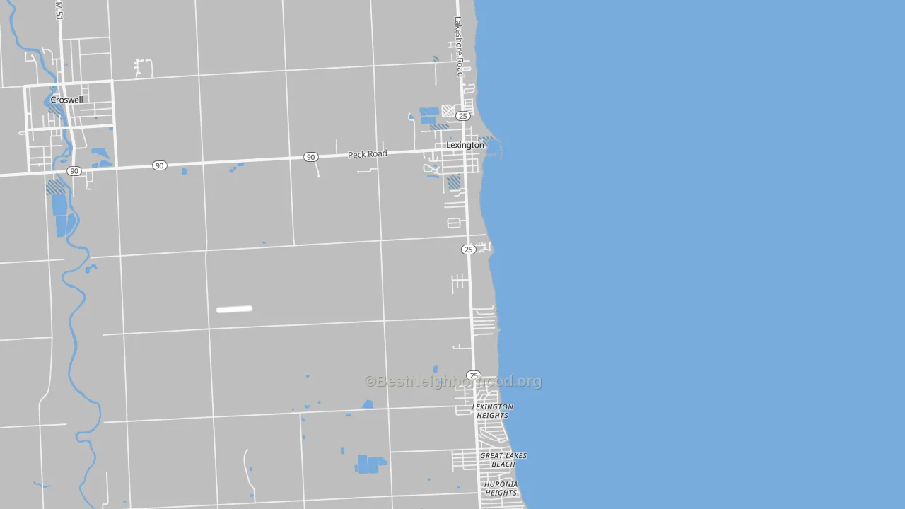 Transit Grade map of 48450, MI