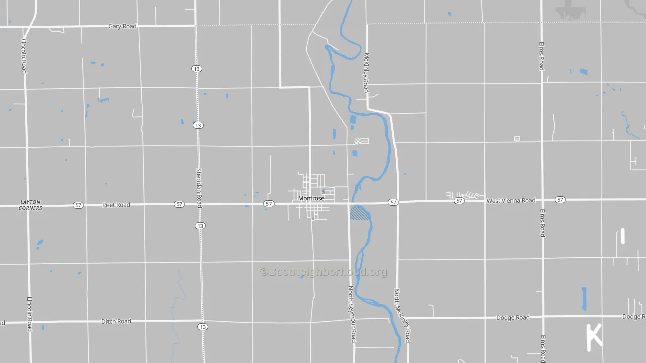 Transit Grade map of 48457, MI