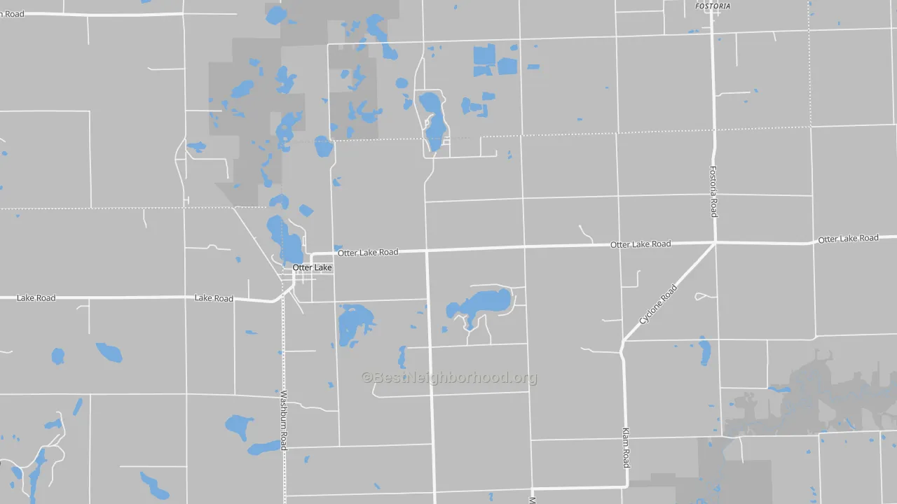 Transit Grade map of 48464, MI