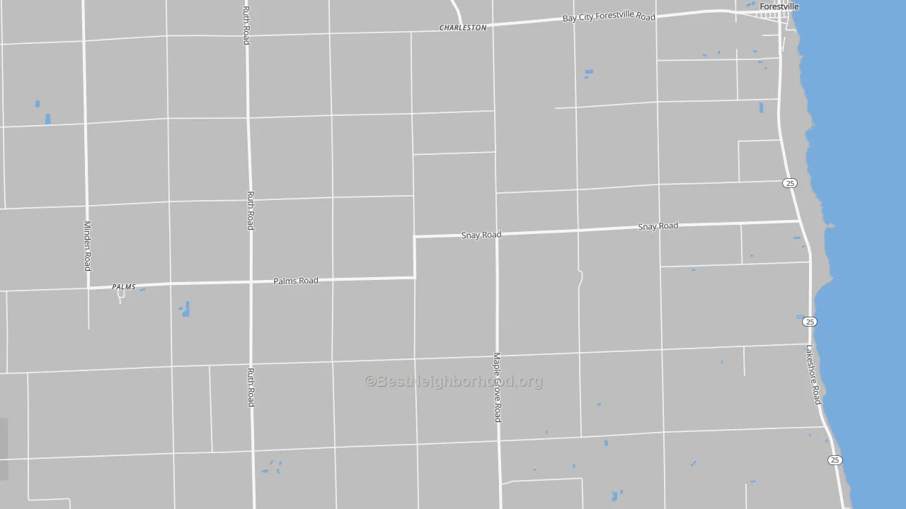 Transit Grade map of 48465, MI