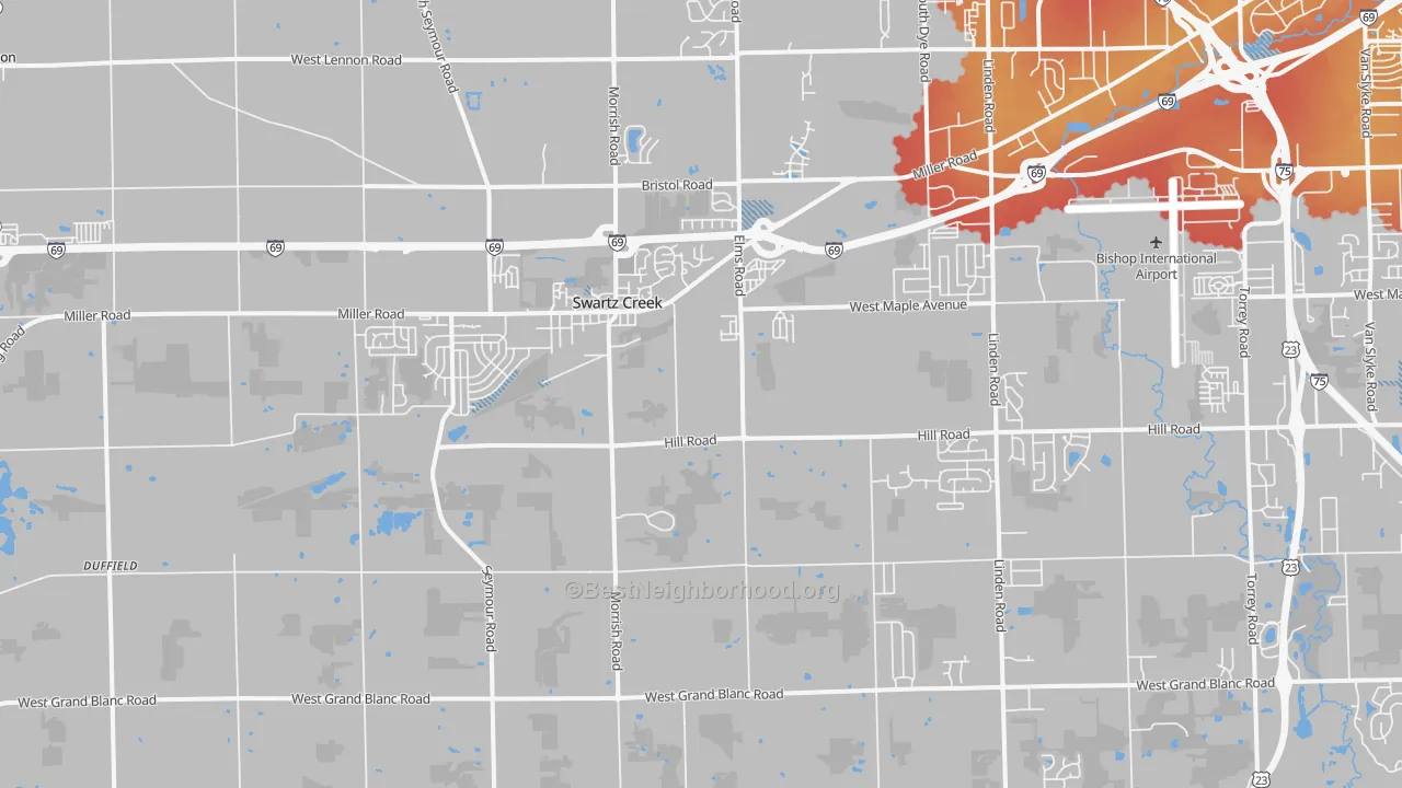 Transit Grade map of 48473, MI