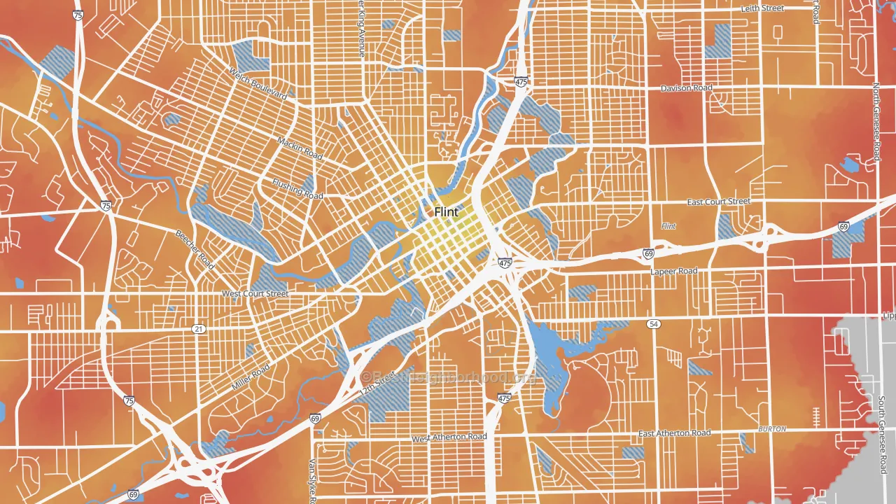 Transit Grade map of 48503, MI