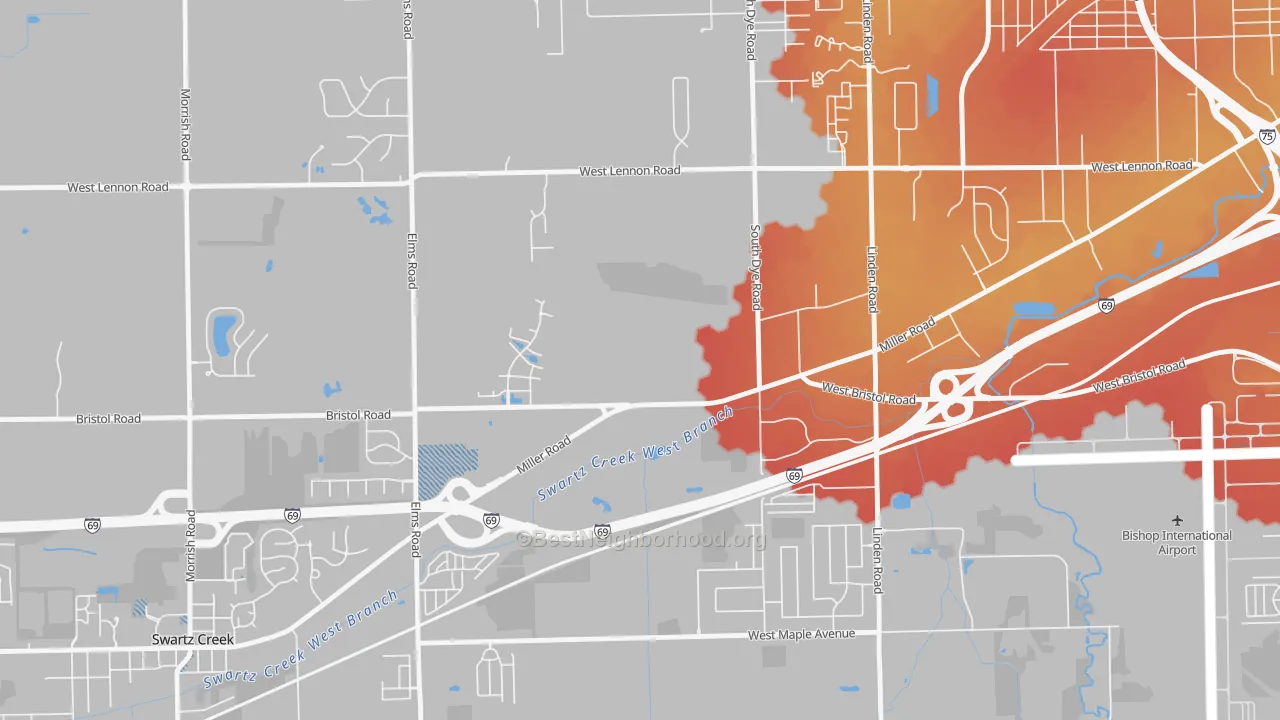 Transit Grade map of 48554, MI