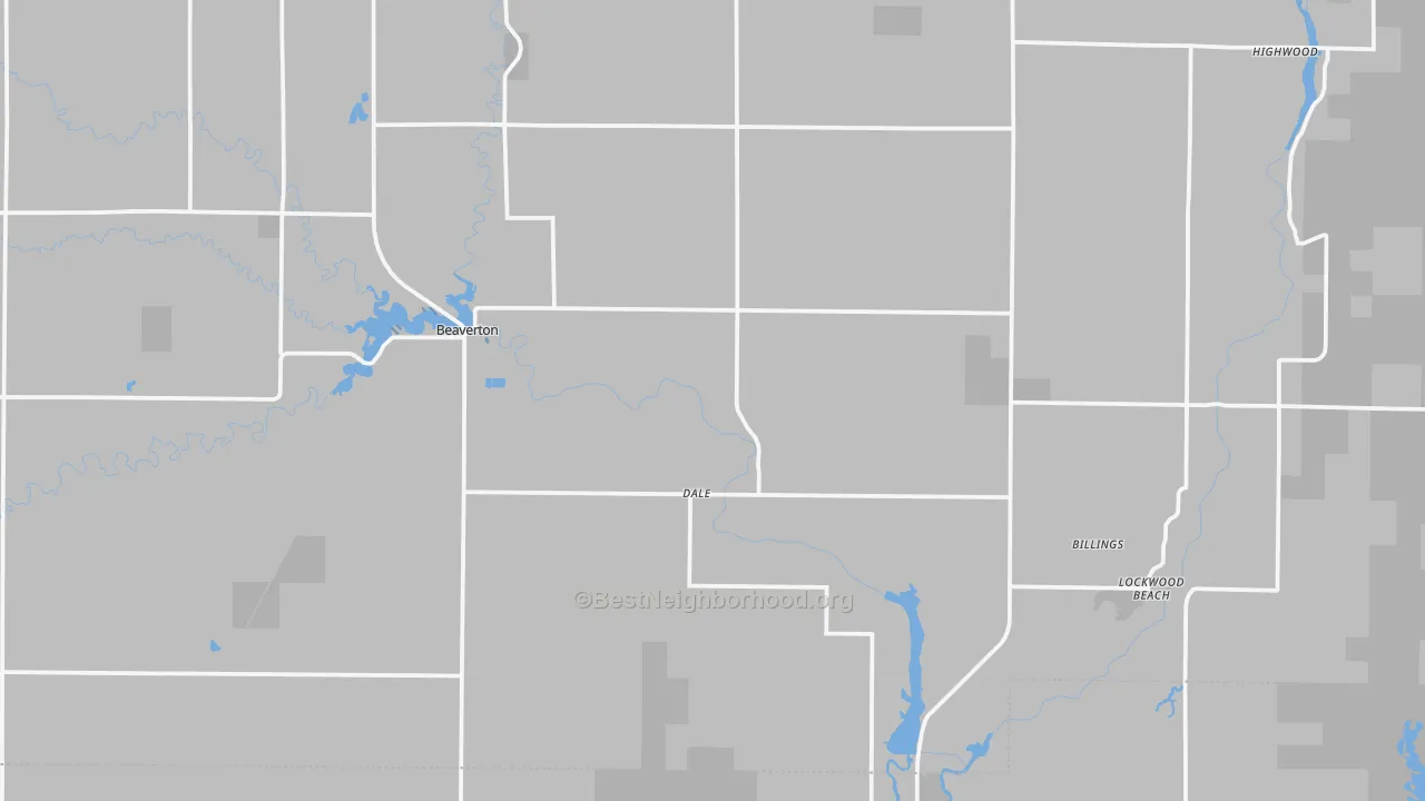 Transit Grade map of 48612, MI