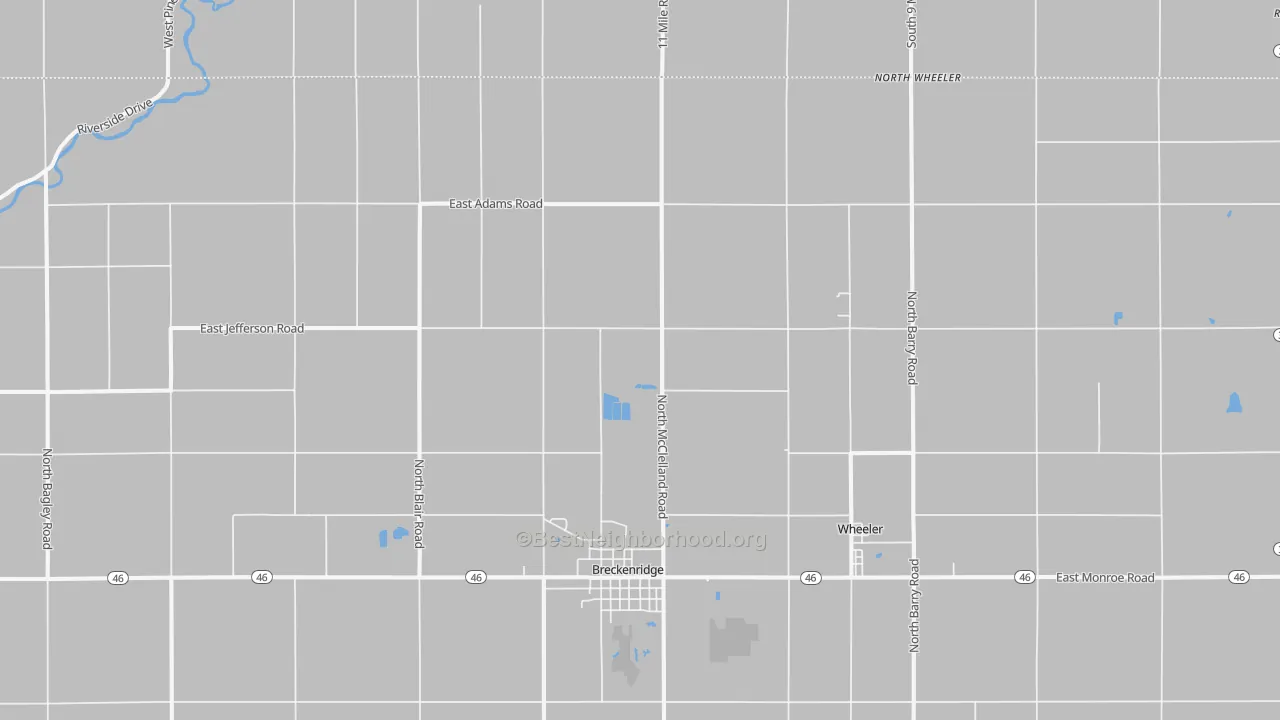 Transit Grade map of 48615, MI