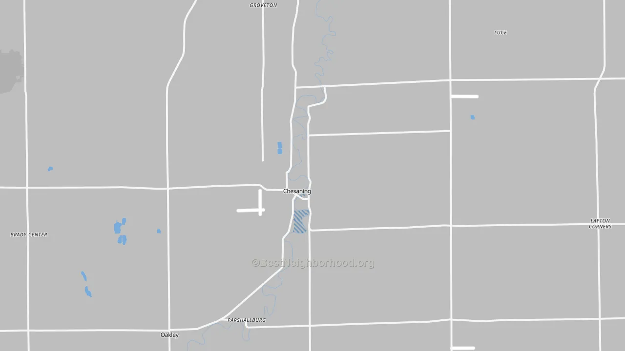 Transit Grade map of 48616, MI