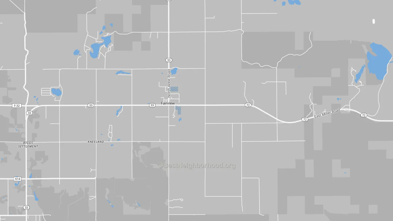 Transit Grade map of 48621, MI