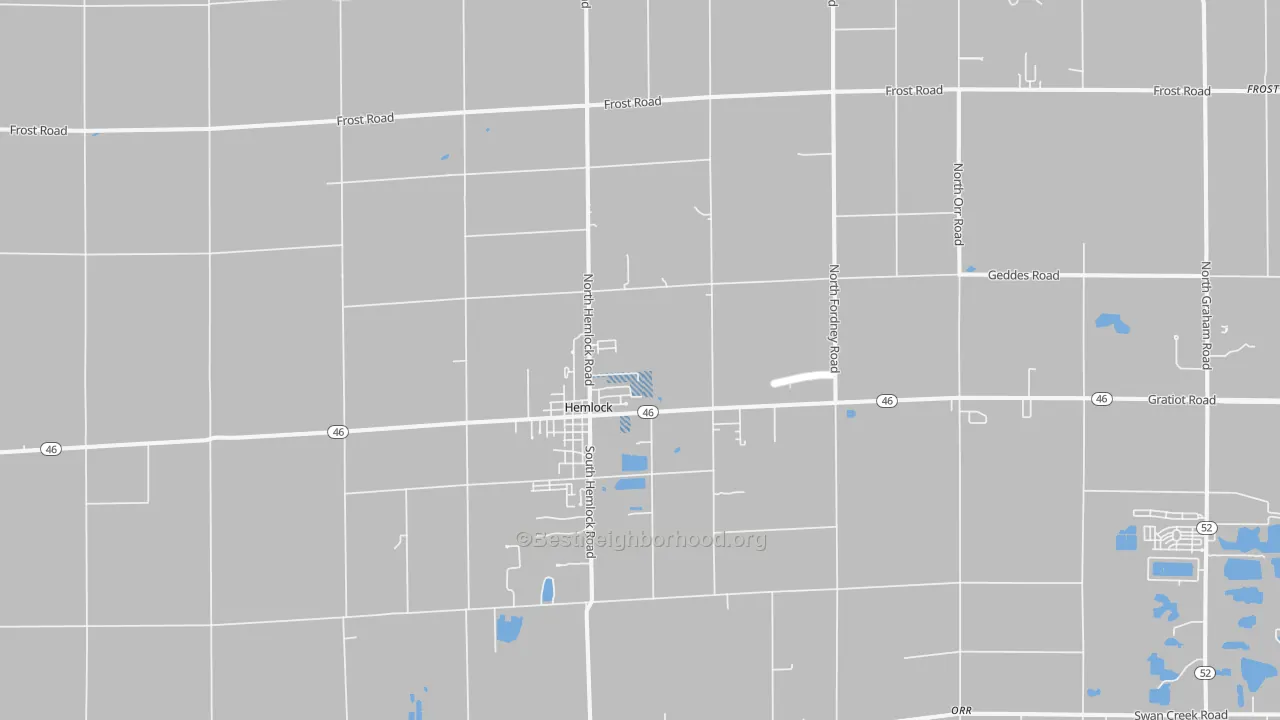 Transit Grade map of 48626, MI