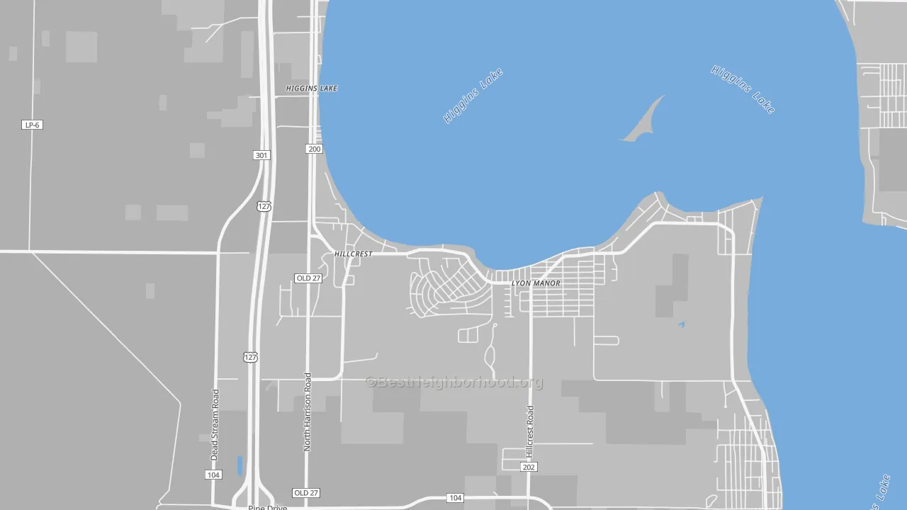 Transit Grade map of 48627, MI
