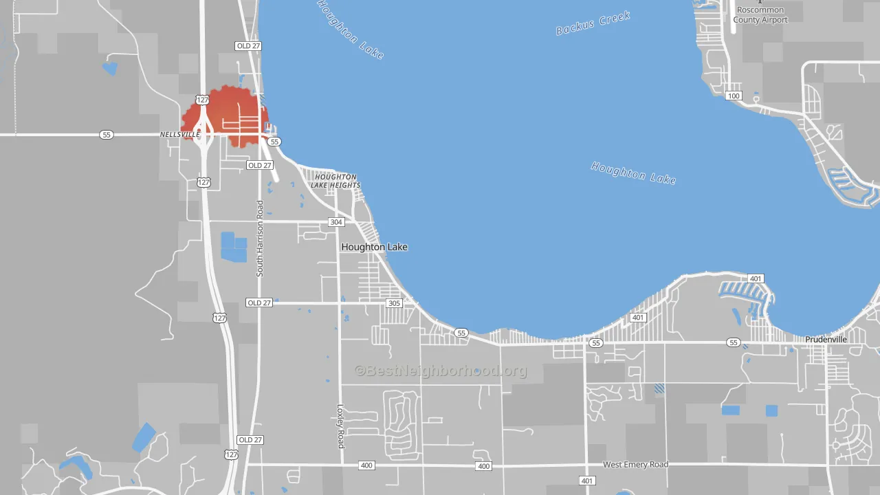 Transit Grade map of 48629, MI