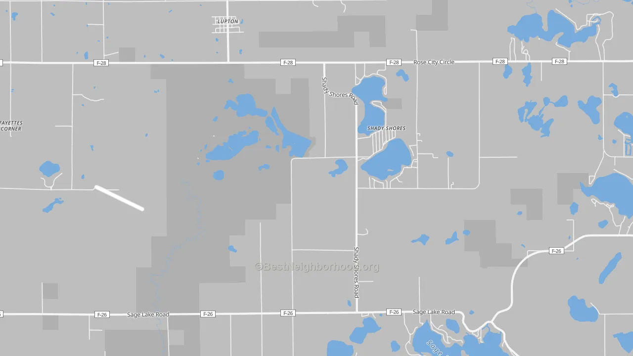 Transit Grade map of 48635, MI