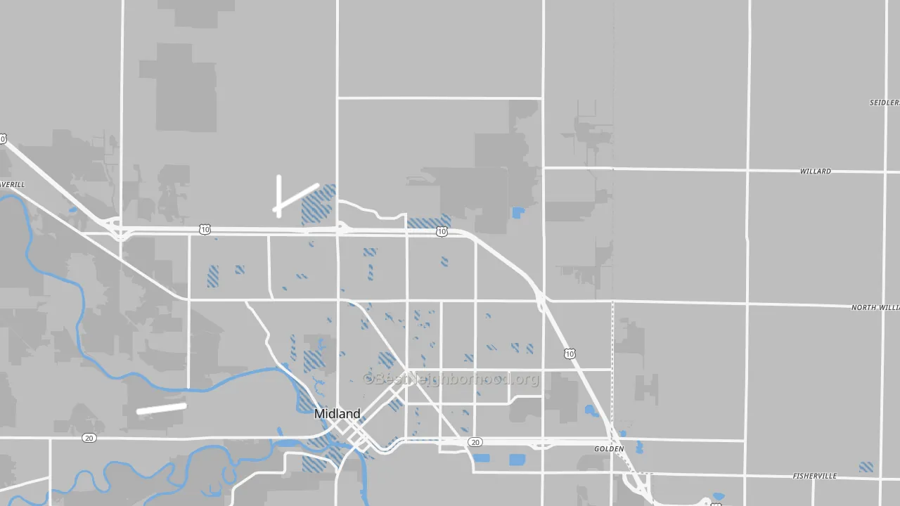 Transit Grade map of 48642, MI