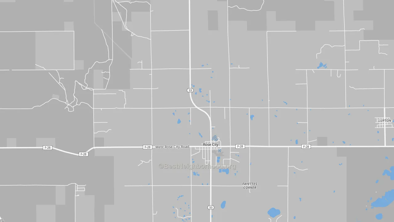 Transit Grade map of 48654, MI
