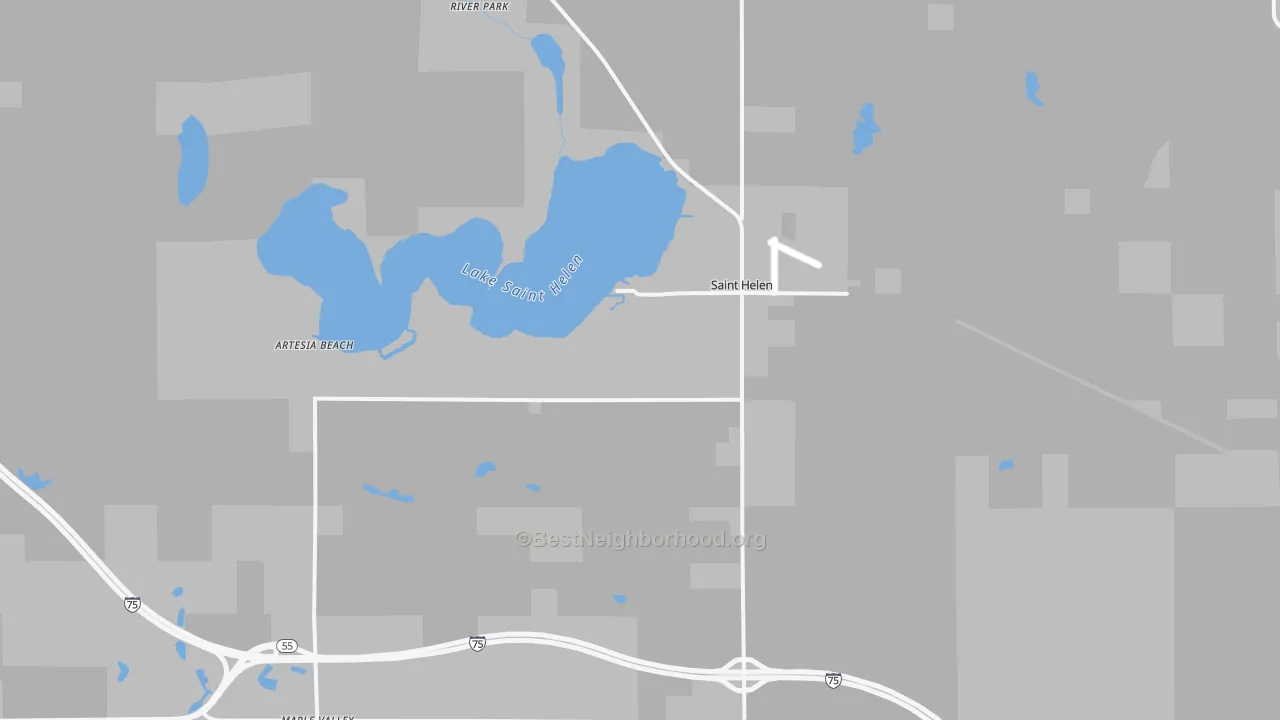 Transit Grade map of 48656, MI