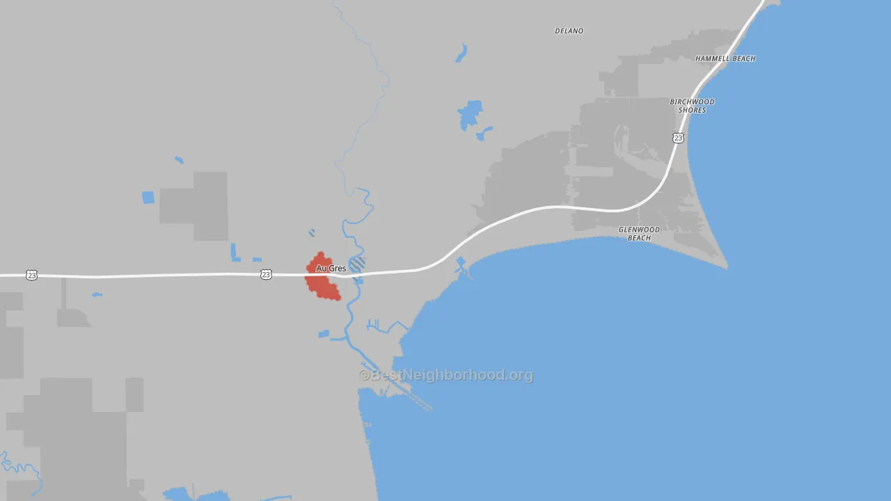 Transit Grade map of 48703, MI