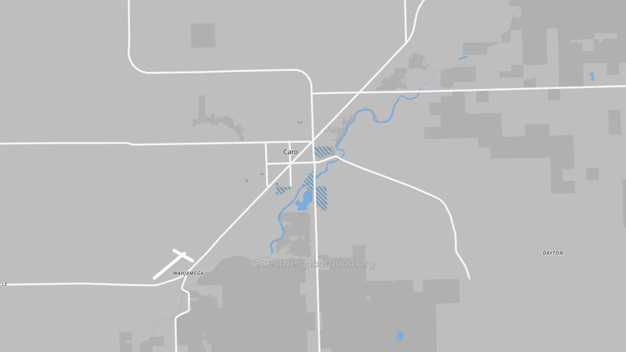 Transit Grade map of 48723, MI