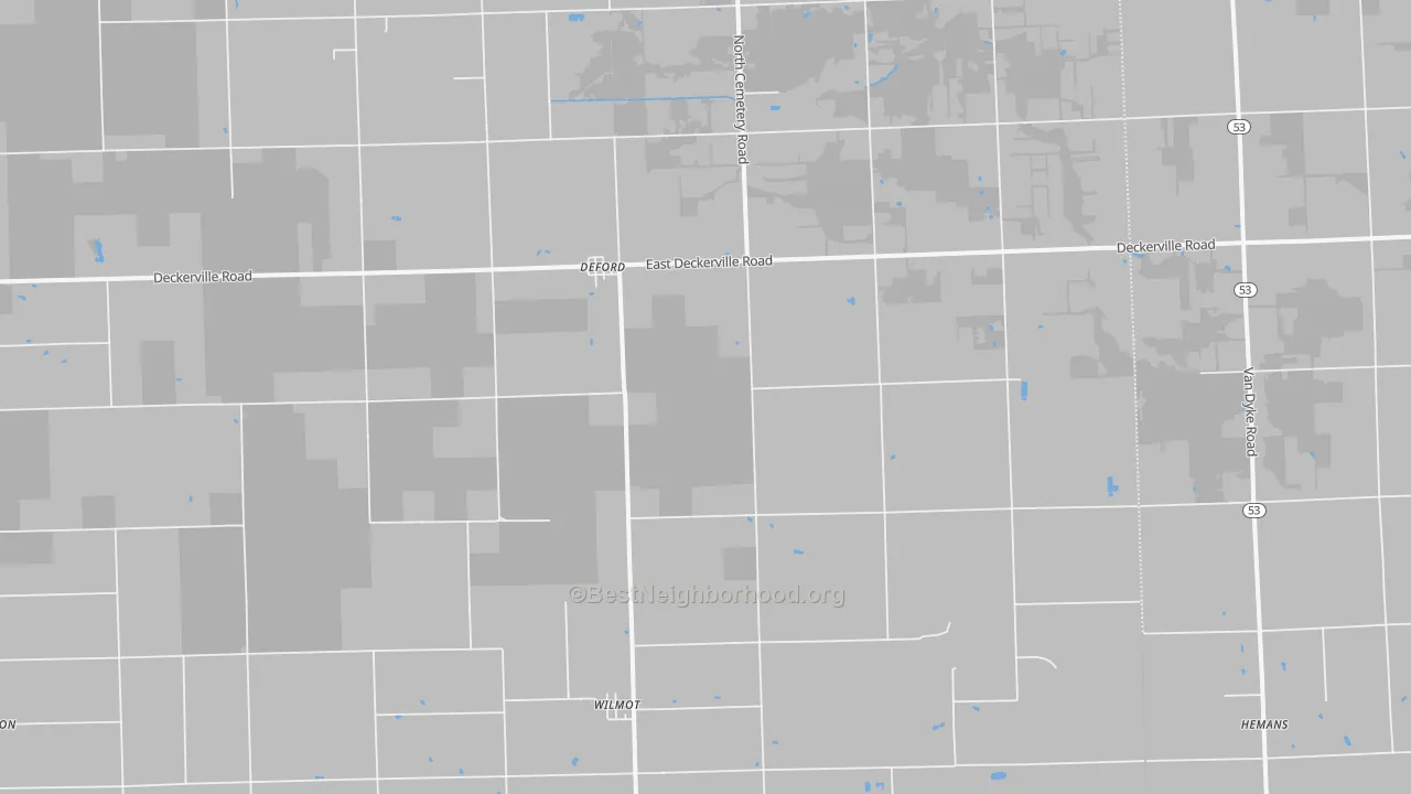 Transit Grade map of 48729, MI