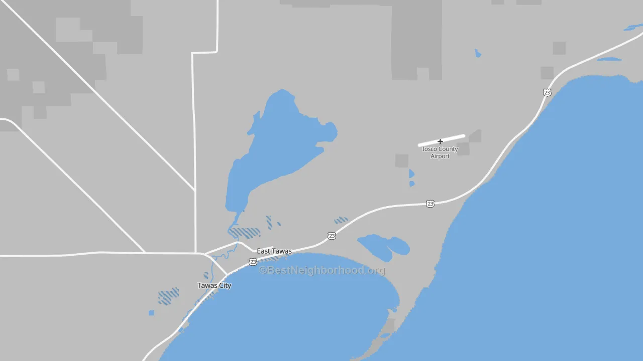 Transit Grade map of 48730, MI