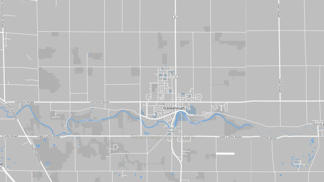 Transit Grade map of 48734, MI