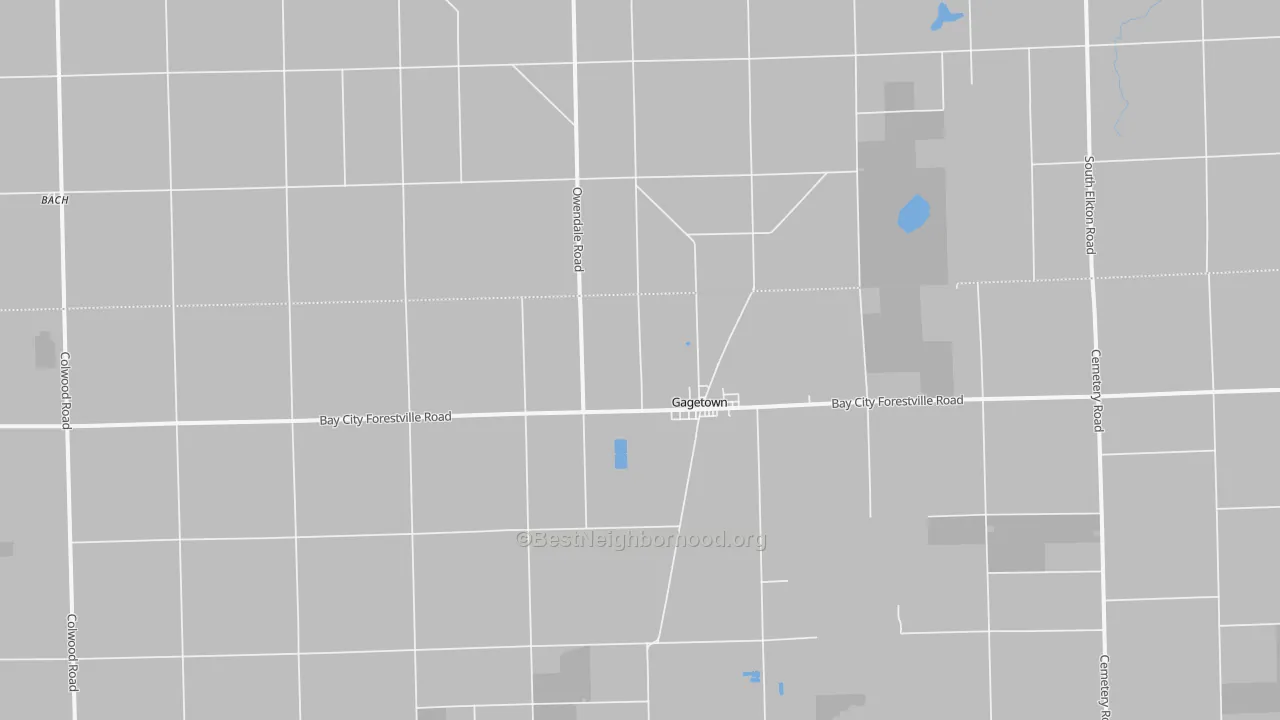 Transit Grade map of 48735, MI