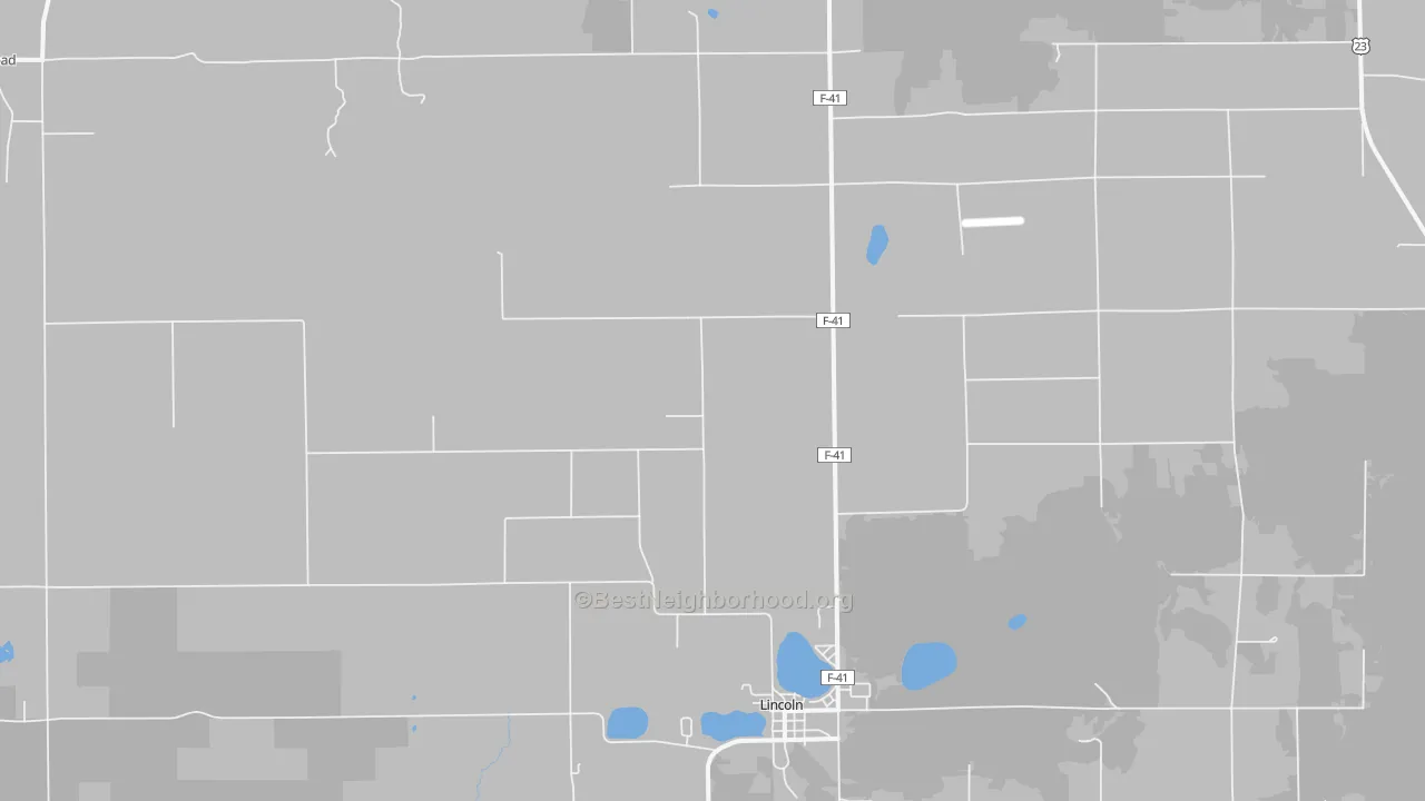 Transit Grade map of 48742, MI