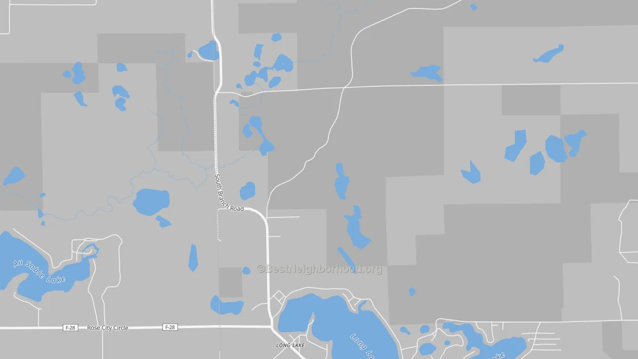Transit Grade map of 48743, MI