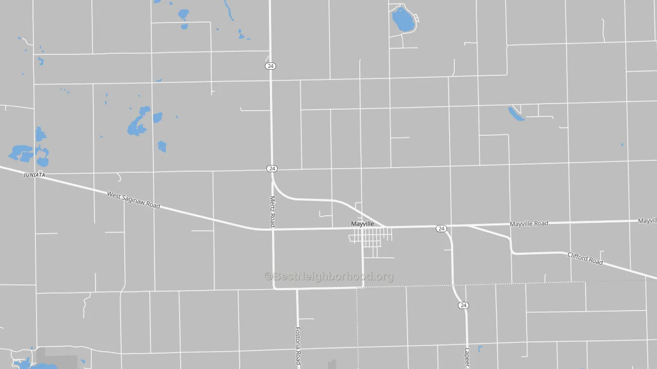 Transit Grade map of 48744, MI