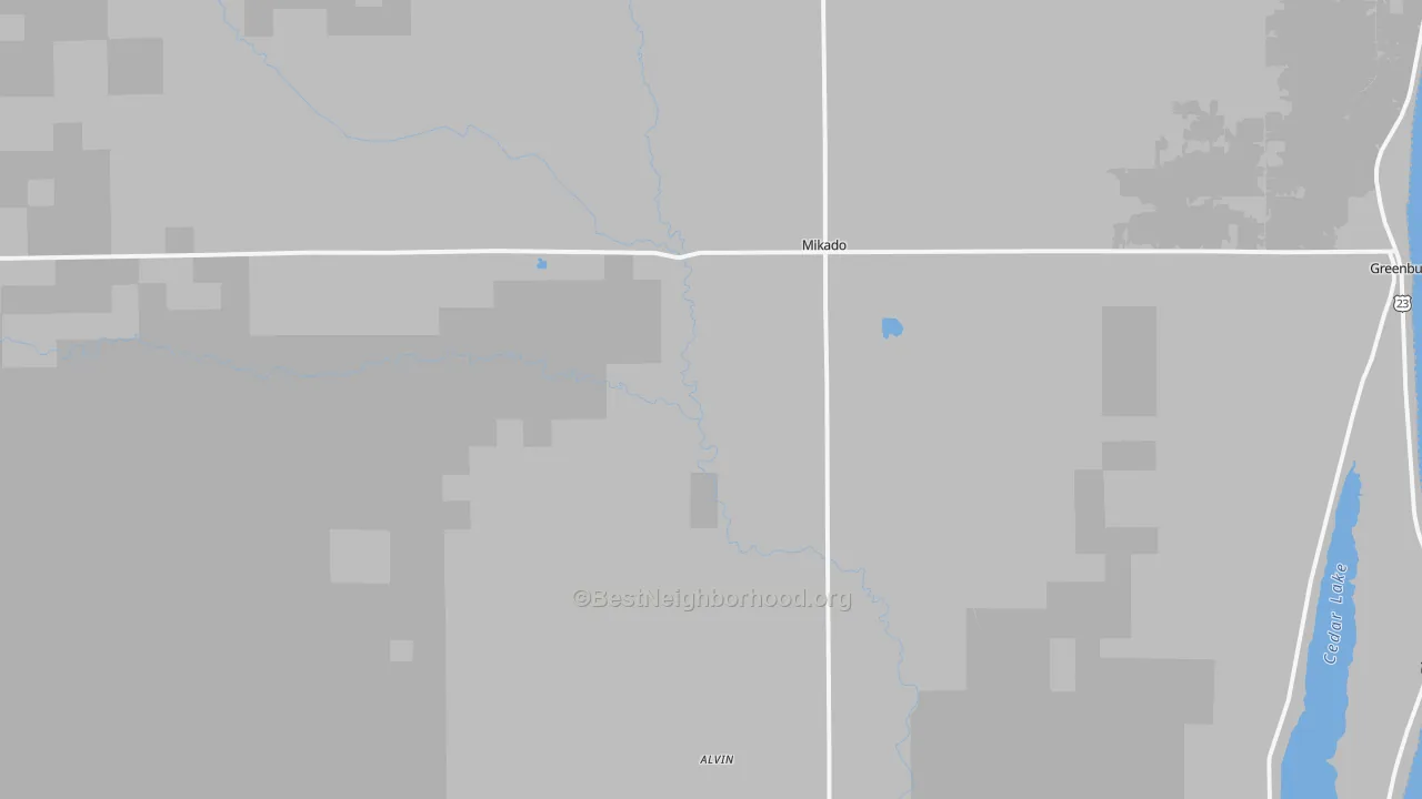 Transit Grade map of 48745, MI