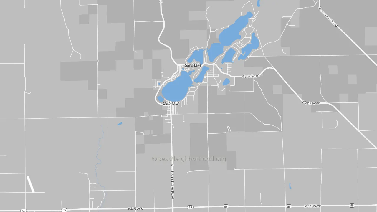 Transit Grade map of 48748, MI