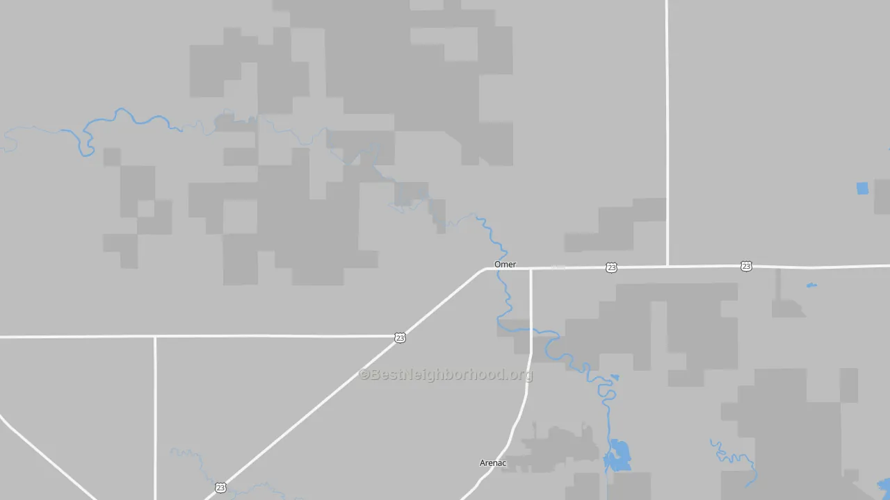 Transit Grade map of 48749, MI