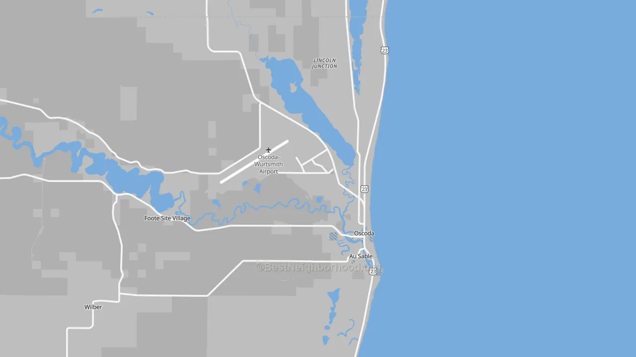 Transit Grade map of 48750, MI