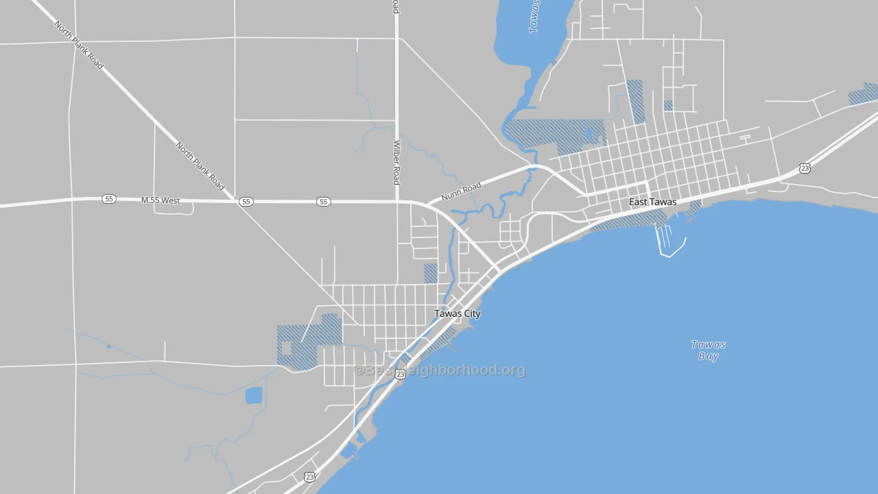 Transit Grade map of 48764, MI