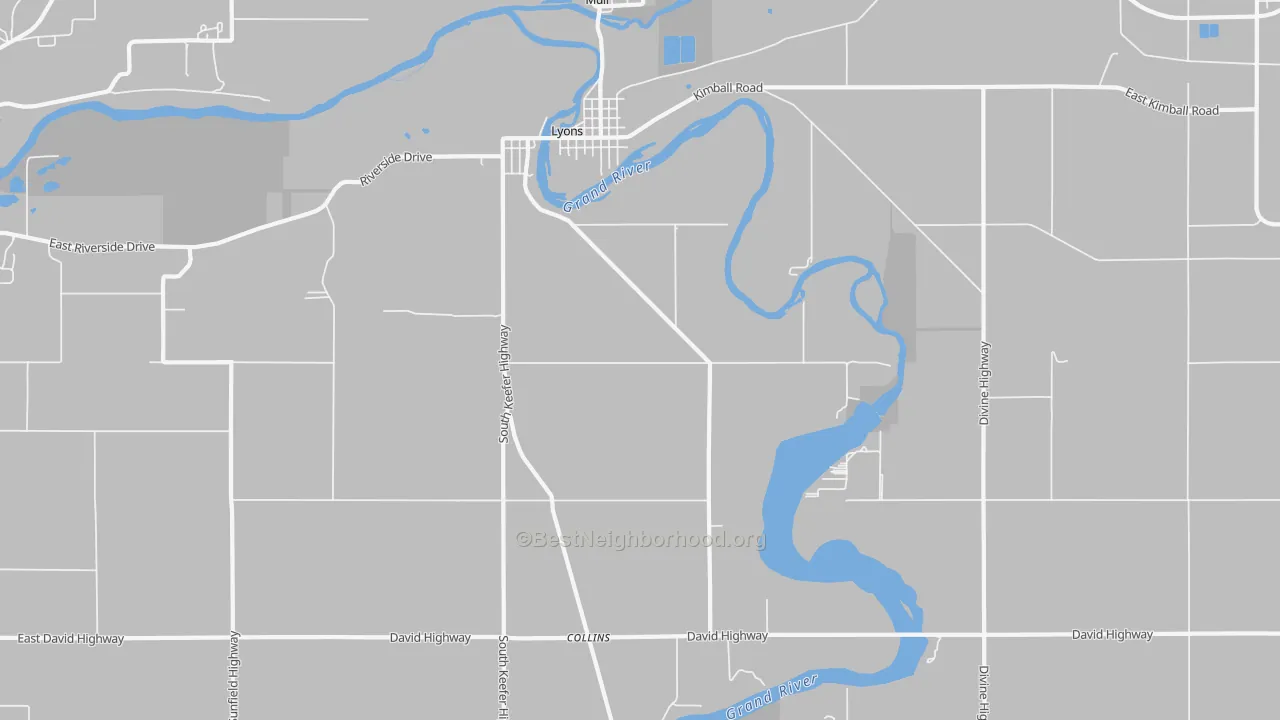 Transit Grade map of 48851, MI
