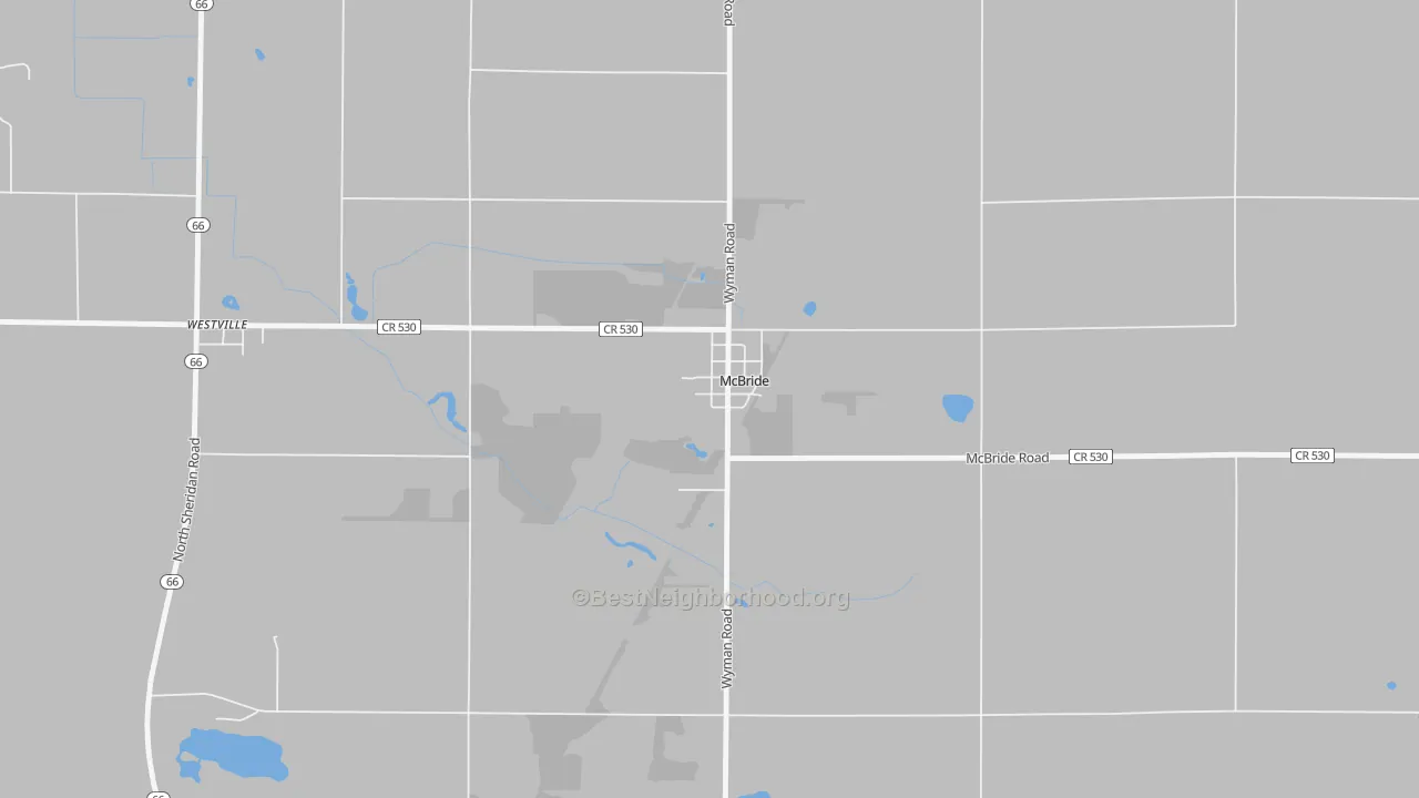 Transit Grade map of 48852, MI