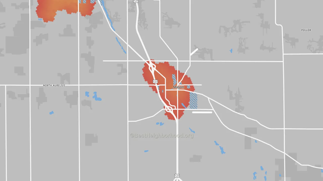 Transit Grade map of 48854, MI