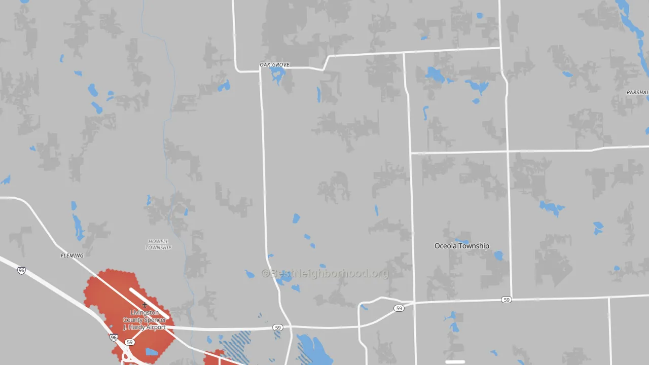 Transit Grade map of 48855, MI