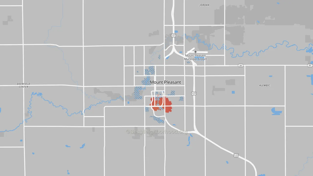 Transit Grade map of 48858, MI