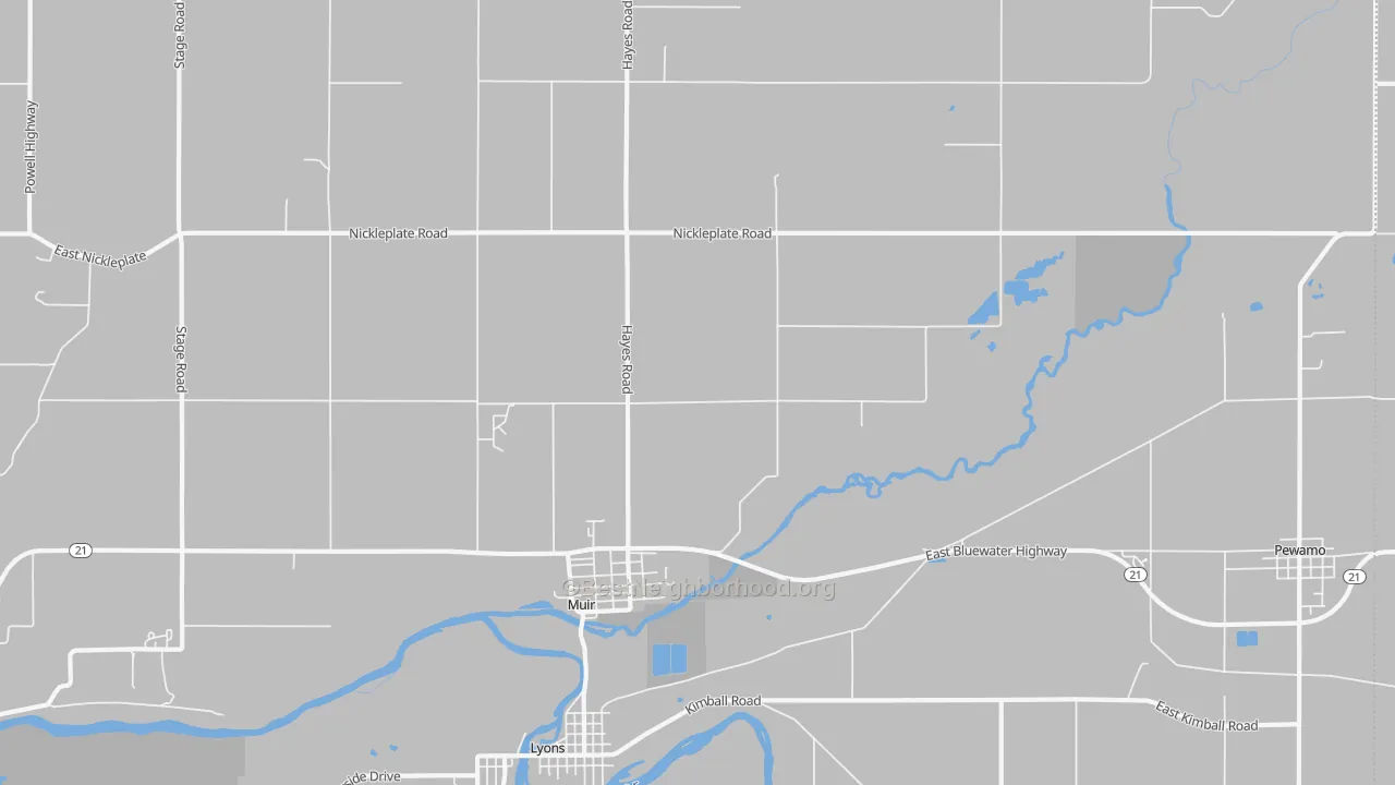 Transit Grade map of 48860, MI