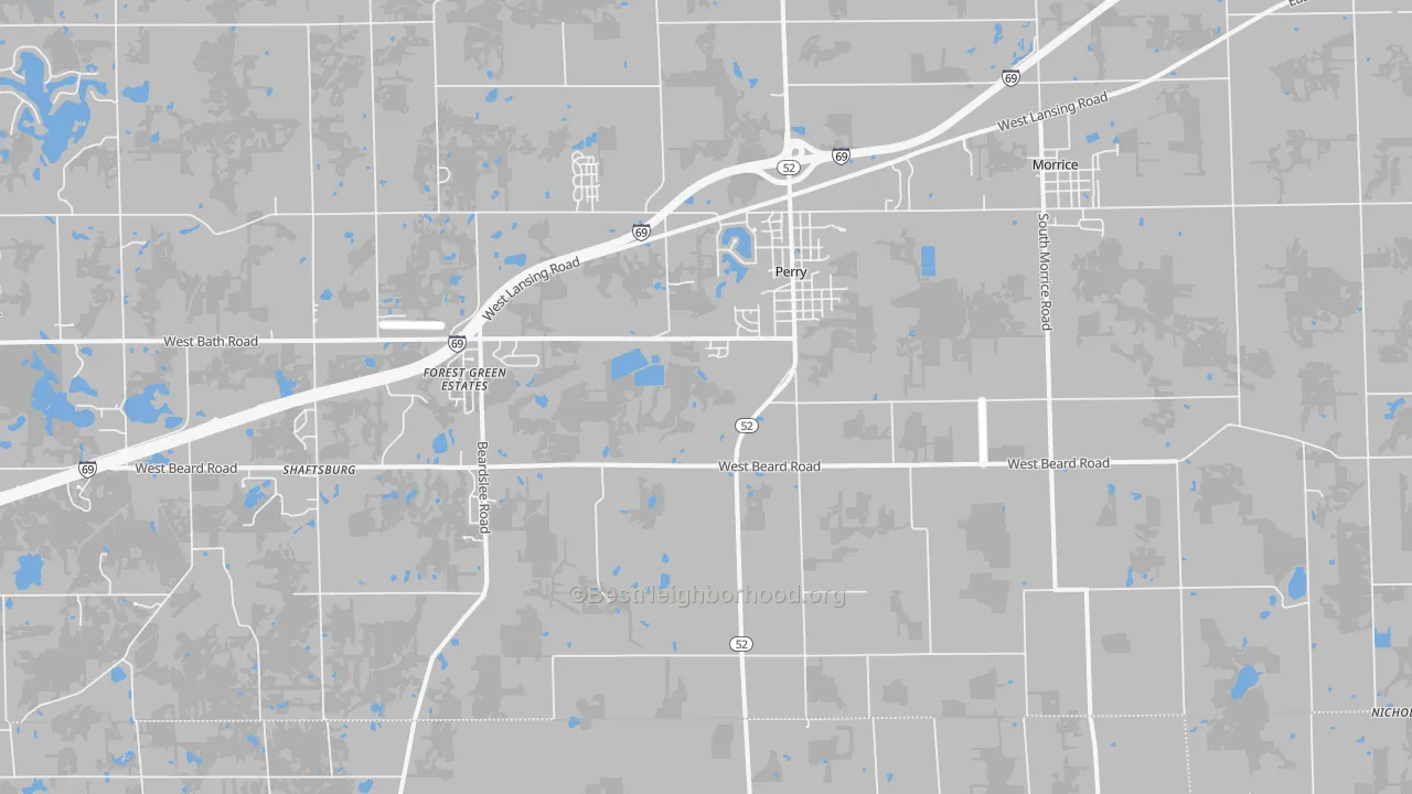Transit Grade map of 48872, MI