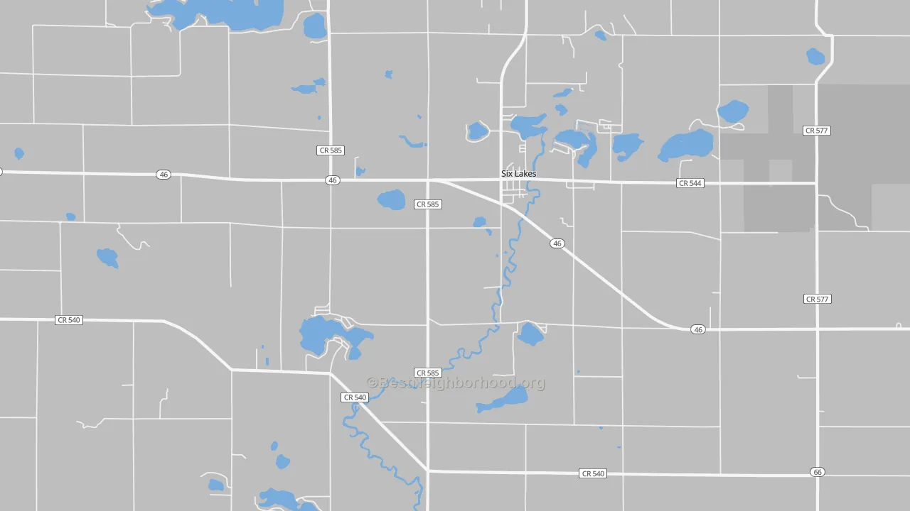 Transit Grade map of 48886, MI
